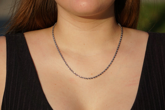 3mm Rope Chain - Stainless Steel