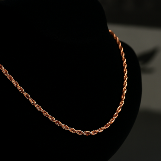 3mm Rope Chain - Stainless Steel
