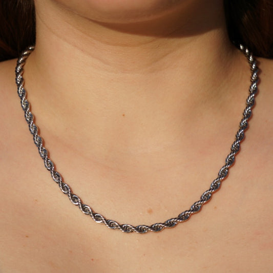5mm Rope Chain - Stainless Steel