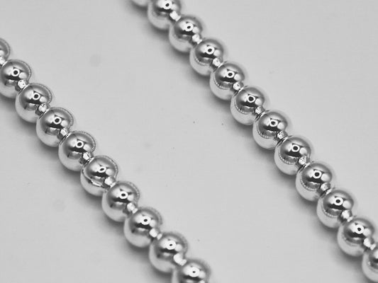 5mm Bead Chain – Sterling Silver 925