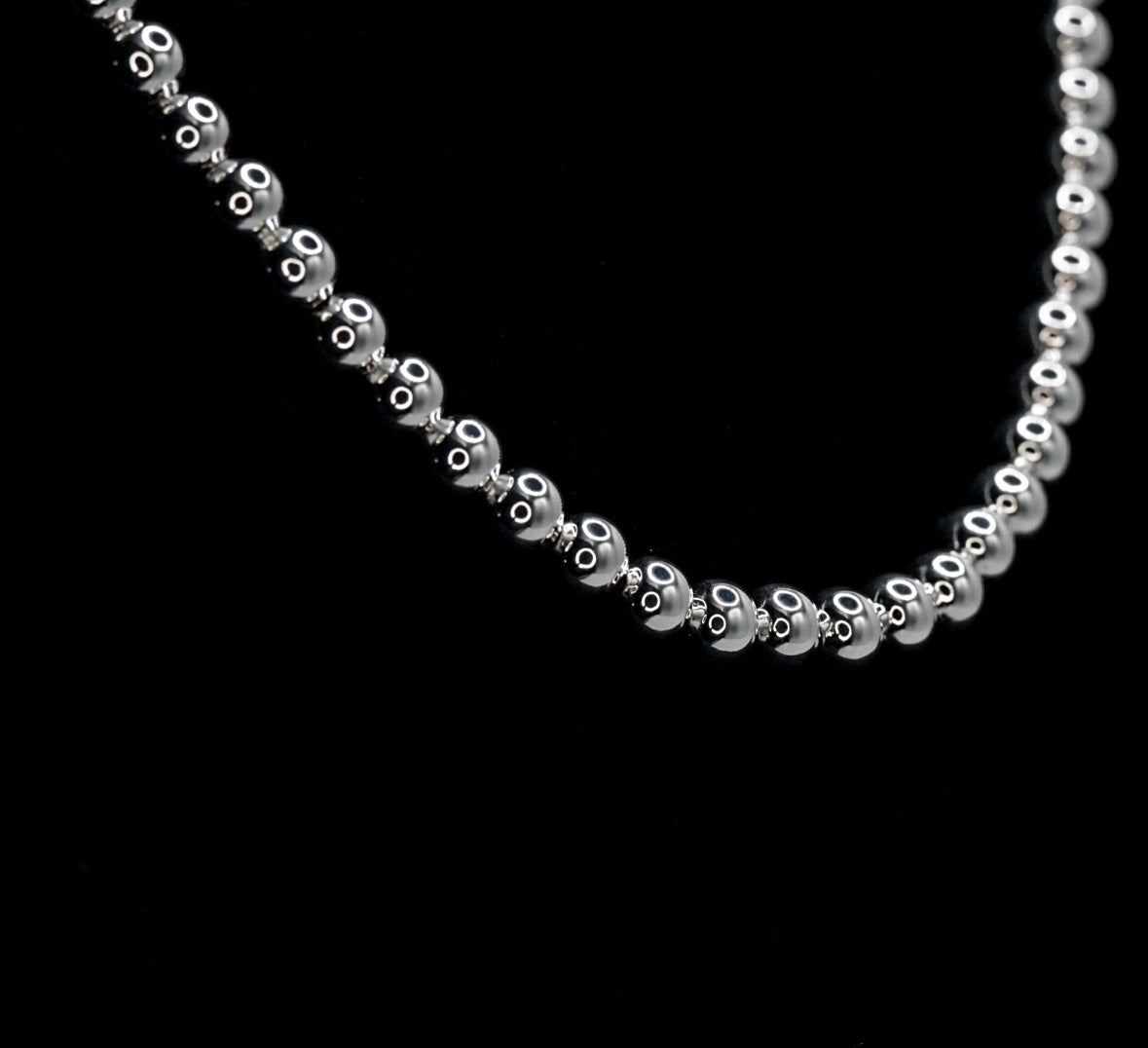 5mm Bead Chain – Sterling Silver 925