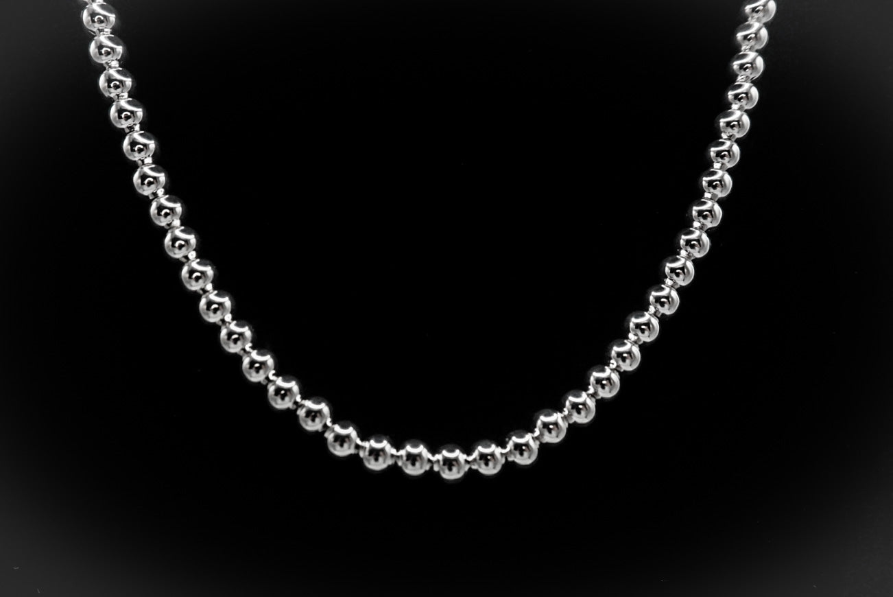 5mm Bead Chain – Sterling Silver 925