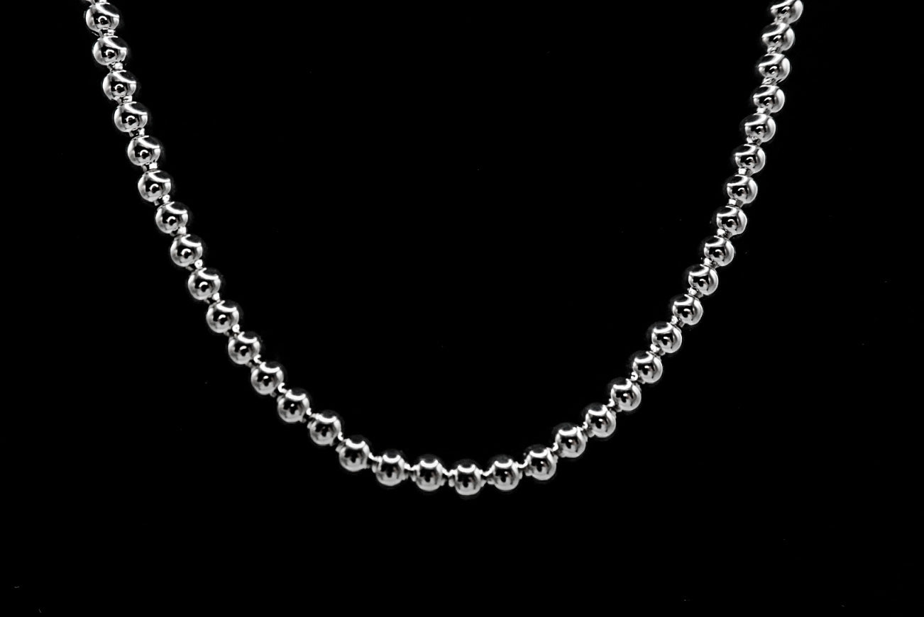 5mm Bead Chain – Sterling Silver 925