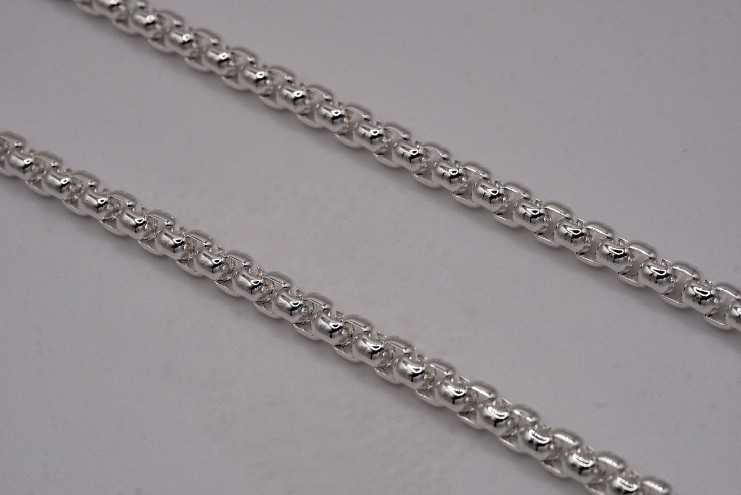 3mm Box Chain – Sterling Silver 925