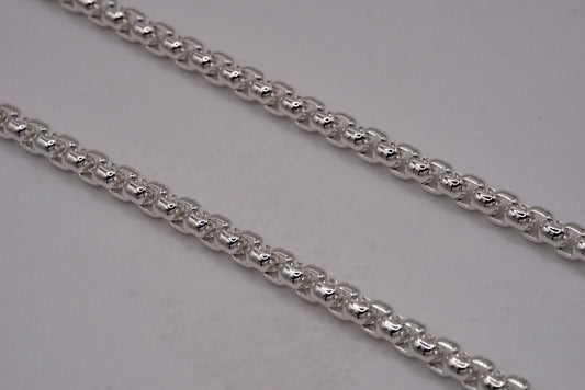 3mm Box Chain – Sterling Silver 925