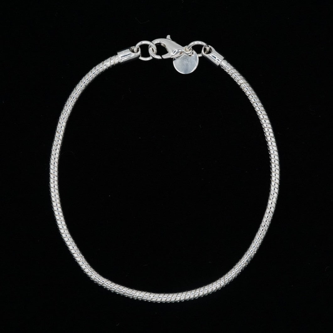 3mm Snake Bracelet - 925 Silver