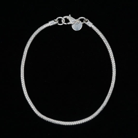 3mm Snake Bracelet - 925 Silver