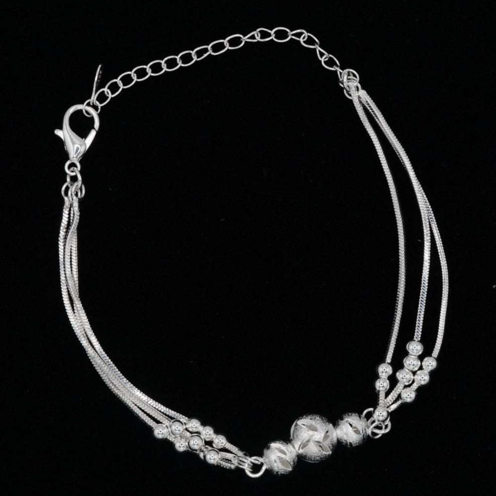3mm Multi-Strand Satellite Bracelet – 925 Silver