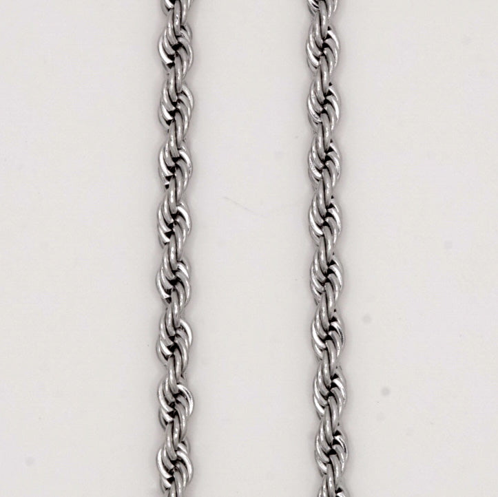 5mm Rope Chain - Stainless Steel