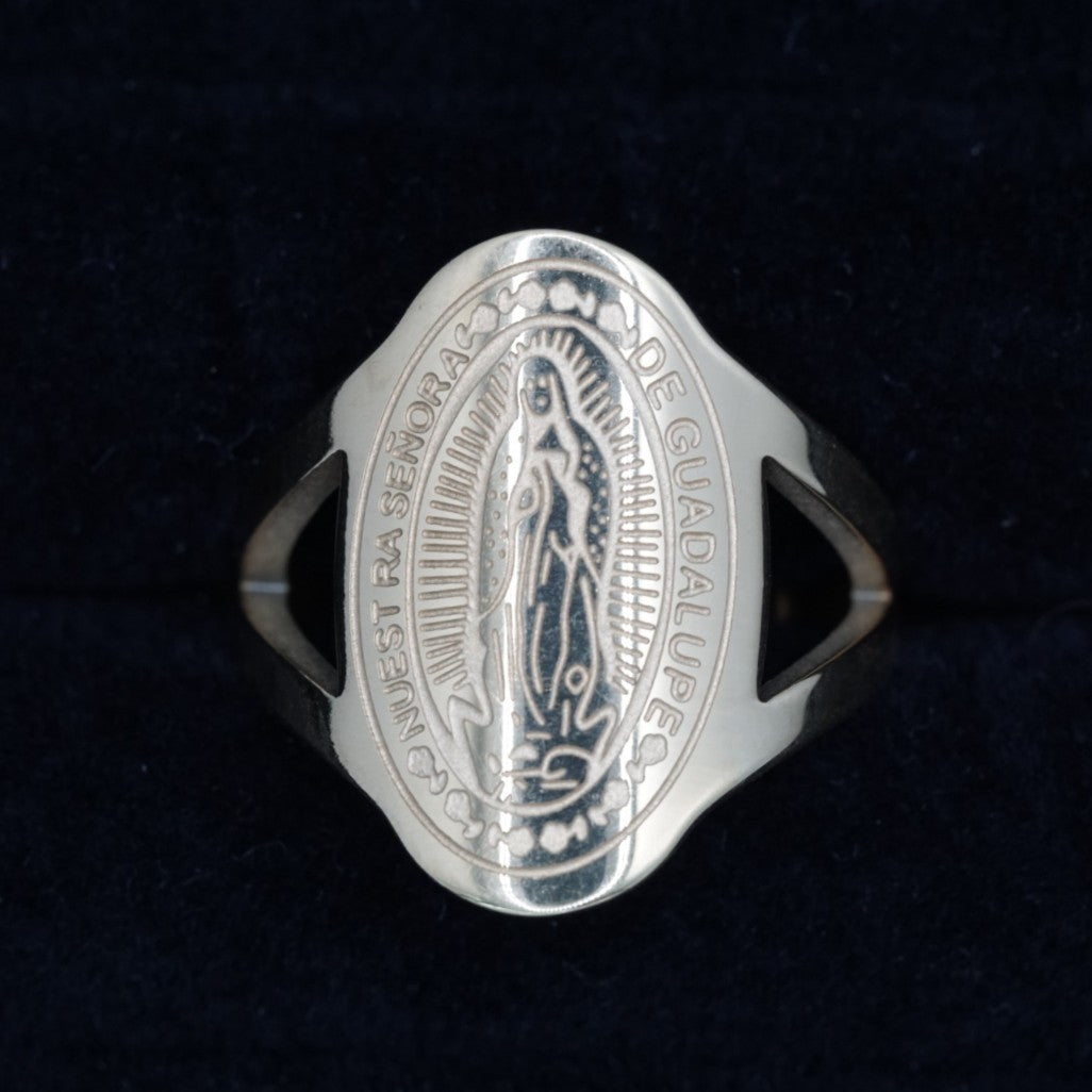 Virgen de Guadalupe Ring – 316 Stainless Steel