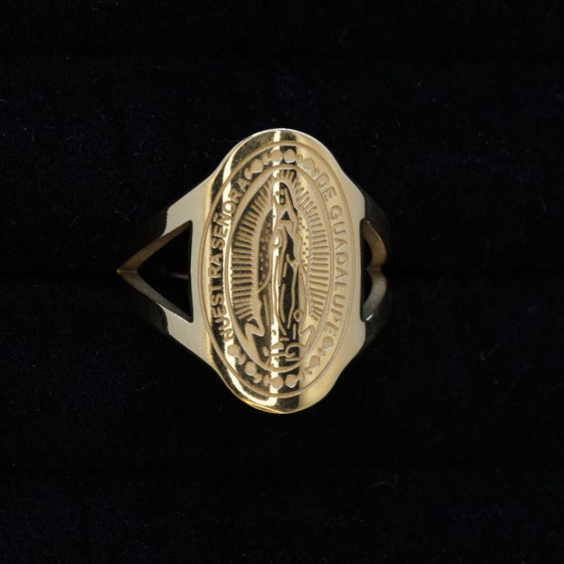 Virgen de Guadalupe Ring – 316 Stainless Steel