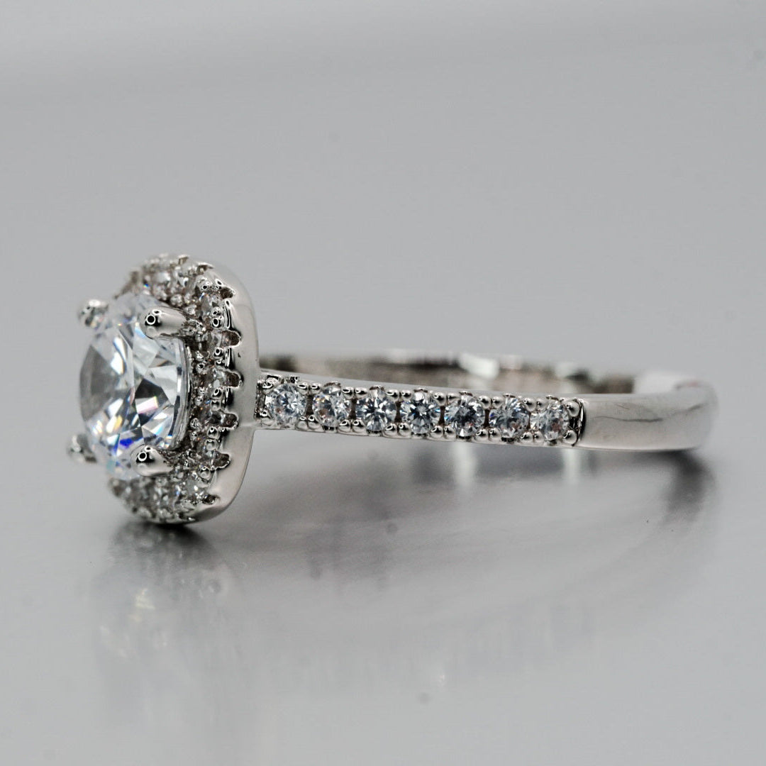 Cubic Zirconia Ring – 925 Sterling Silver