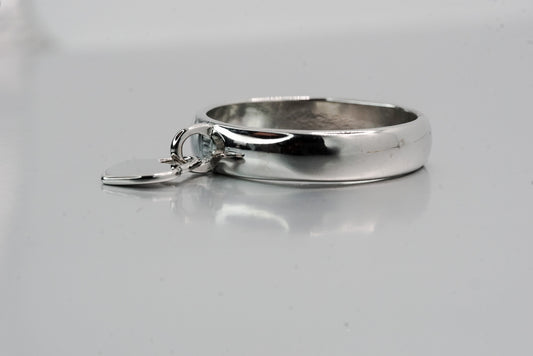 Heart Handle Ring – 925 Sterling Silver