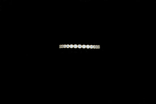 18k Gold-Plated CZ Ring – 925 Sterling Silver